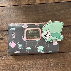 Alice in Wonderland Merry Unbirthday Wallet NWOT